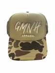 GMNH Apparel Trucker Hat Camo Green